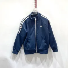 ニューバランス キッズ ジップアップ ジャケット ネイビー 130 ヴィンテージ 中古品 中古市場