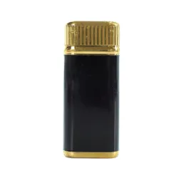 カルティエ Cartier ガスライター 喫煙具 たばこ 小物 ロゴ 火花確認済み 黒 ブラック ■GY18 /MQ ■OHのサムネイル