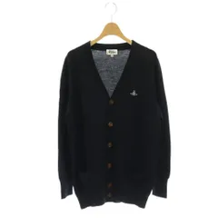 ヴィヴィアンウエストウッドマン Vivienne Westwood MAN ウール Vネック ニット カーディガン 長袖 46 ブラック /HK ■OSのサムネイル