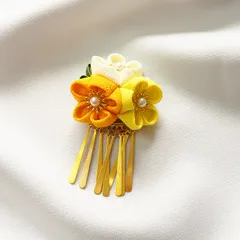 桜 髪飾り ちりめん 和装 ハンドメイド タッセル コスプレ SNSで話題