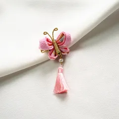 桜 髪飾り ちりめん 和装 ハンドメイド タッセル コスプレ SNSで話題
