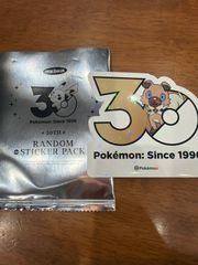 韓国限定 ポケモン ランダムステッカー 30周年 ポップアップ