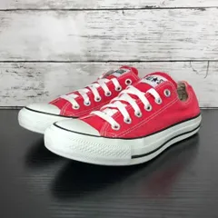 converse CANVAS ALL STAR OXオールスター OX レッド 赤 24.5cm スニーカー レディス M6969 L02008