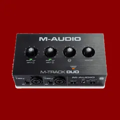 ライブ配信 低ノイズ DAW 再生 DTM Win 宅録 Mac 音楽制作ソフトウェア付 M-Track オーディオインターフェース USB Duo M-Audioのサムネイル