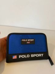 90s POLO SPORT ポロスポーツ ブラック 財布 マルチケース - メルカリ