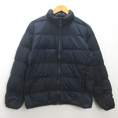 g■ユニクロ/UNIQLO ウルトラライトダウンジャケット【M】紺/men's/J20【中古】■