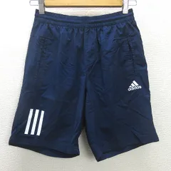 g■アディダス/adidas ハーフパンツ/スポーツウェア GP0806【160】紺/ジュニア/38【中古】■