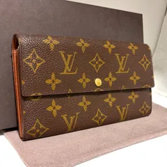 c91 ポルトモネ クレディ　ポルトフォイユ サラ　旧型　Louis Vuitton ルイ ヴィトン 　2つ 折り　二つ折り　フラップ ボタン 式　長 財布　ウォレット　モノグラム