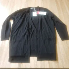 DoCLASSE ロングカーディガン M 黒 未使用タグ付きのサムネイル