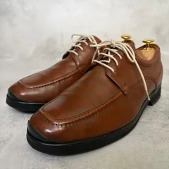 コールハーン Cole Haan 防水 ウォータープルーフ Uチップ レザーシューズ 革靴 ブラウン 茶 25cm ビブラム ビジネス 美品のサムネイル