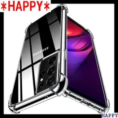 WYEPXOL Galaxy S21 Ultra 用ケース/SCG11 SC-52B ケース ケース クリア 耐衝撃 四隅エアクッション TPU ソフト ストラップホール付き 軽量 薄型 ギャラクシー S21 ウルトラ 用ケース 透明 シ W78-07 541のサムネイル