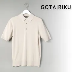 新品 五大陸 【洗える】イタリア糸 セットインニット gotairiku ポロ ポロシャツ L  # 952のサムネイル