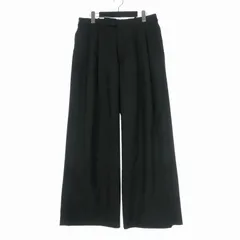 マーカ marka 26SS TWO TUCK BAGGY TROUSERS 2/72 ウールトロピカルワッシャー ツータックバギートラウザーズパンツ スラックス 2 CHAMBRAY BLACK ブラック M26A11PT02Cのサムネイル