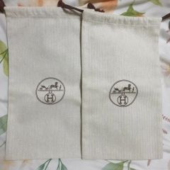 HERMES 保存袋 巾着袋 3点セット 大2枚 小1枚 - メルカリ