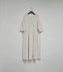 nest Robe リネン近江晒シャツワンピース マキシ 高身長 - メルカリ