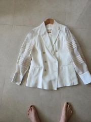 Sold out品 「気軽に、品よく」シワになりにくいシアージャケット M
