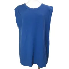 エイトン ATON FRESCA SINGLE JERSEY タンクトップ KKAGNM0400 カットソー 02 M相当 ダルブルー /Xのサムネイル