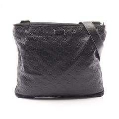 正規品【シリアルナンバー有】GUCCIシマラインシマレザーショルダー 