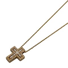 クロスネックレス 18k GOLD Diamond エクスポジション ダミアーニ 