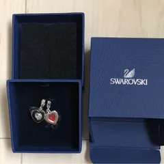 【週末限定70%オフ】スワロフスキー ハート形 チャーム　1128417