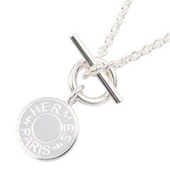 HERMES エルメス トネールネックレス ホワイトクリーム - メルカリ