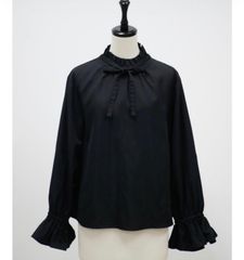 Arobe アローブ ボウタイ フリル ブラウス シャツ 2(M-L) - メルカリ