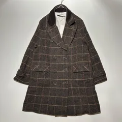【未使用品】　ファーファー　fur fur　チェック　コートのサムネイル