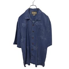 ✓【JAMS WORLD】ハワイ製 レーヨン アロハシャツ L アート柄 希少