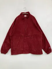 Champion チャンピオン スウェット X-LARGE レッド コットン コーデュロイ 無地 ワンポイント ブランドロゴ 刺繍 長袖