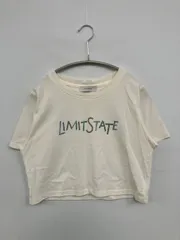 PAGEBOY ページボーイ Tシャツ/カットソー F ホワイト 前面プリント ビジュー ショート丈 半袖 クルーネック(丸首)