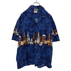 Winnie Fashion】 MADE IN USA Hawaii Aloha Shirt ハワイ ビール