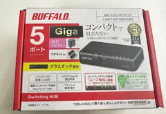 BUFFALO スイッチングハブLSW7-GT-5EPL/BK新品未開封のサムネイル