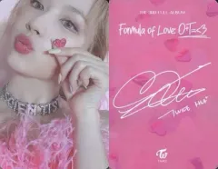 【中古】コレクションカード(女性) TWICE/サナ/裏面印刷サイン入り/CD「The 3rd Full ALBUM Formula of Love：O+T=＜3」封入特典フォトカード
