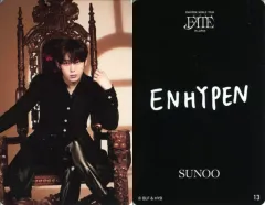 【中古】コレクションカード(男性) 13：ENHYPEN/ソヌ(SUNOO)/「ENHYPEN WORLD TOUR ’FATE’ IN JAPAN」フォトカード
