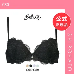 【新品】ワコール Wacoal サルート Salute series00 P-UP 3/4カップ ブラジャー C プッシュアップブラ 谷間 単品(C80)