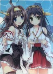 [중고] 동인 액세서리·소품계 [함대 이거 쿵~함이~] A4 클리어 파일 금강&요나(karory) C85/KAROMIX
