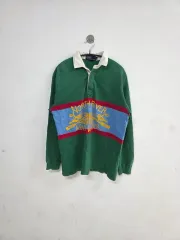 ヴィンテージ ポロ ラルフローレン 1992 ノースリバー 白 ウォーター ラフティング ラグビーシャツ