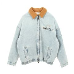 Miu Miu フーデッド ジップブルゾン カーキ系 36 正規品 NFCタグ付 