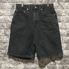 00s 初期 Levis 550 ブラック デニム バギー ショーツ W36 - メルカリ