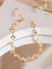 ジュエリー レディース フットアクセサリー ハートデコレーションアンクレット