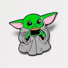 送料無料！ ★ピンズ PINS★ピンバッジ 【 スターウォーズ（Star Wars）/ ザ マンダロリアン 】ディングローグー / ザ チャイルド / ベビーヨーダ〚アメリカン雑貨 アメトイ〛のサムネイル