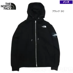 ザ・ノース・フェイス / スクエアロゴフルジップ メンズ ブラック［K］ XXL