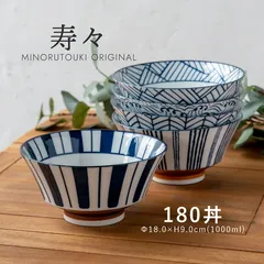 【新品】どんぶり2個セット　和食器　食器　どんぶり　丼　ラーメン　そば　うどん　呉須　美濃焼　日本製　みのる陶器のサムネイル