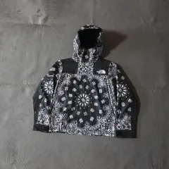 Supreme THE NORTH FACE シュプリーム ザノースフェイス バンダナ マウンテン ジャケット ウィンドブレーカー S ブラック