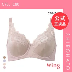 【新品】ワコール Wacoal ウイング Wing バストをしっかり包み込む フルカップ ブラジャー 脇から背中なめらかシルエット CD KB2115 単品(C75、C80)