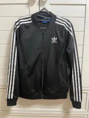 (送料無料※メルカリshop取引では対象外) adidas アディダス レディース トラックジャージ ブラック (95サイズ)