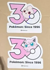 ポケットモンスター ストア 30周年 ロゴ ステッカー プリン ププリン セット