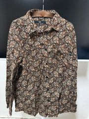 MB シルキードレープシャツ茶色Lサイズ - メルカリ