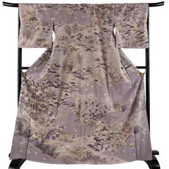 訪問着 美品 秀品 身丈164.5cm 裄丈66.5cm 正絹 【中古】 訪問着 身丈164.5cm 裄丈69cm 正絹 名品 【中古】の通販 by バイセル