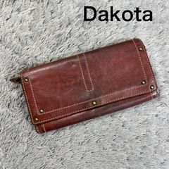 未使用級✨】ダコタ モデルノ ラウンドファスナー ブラウン 付属品あり